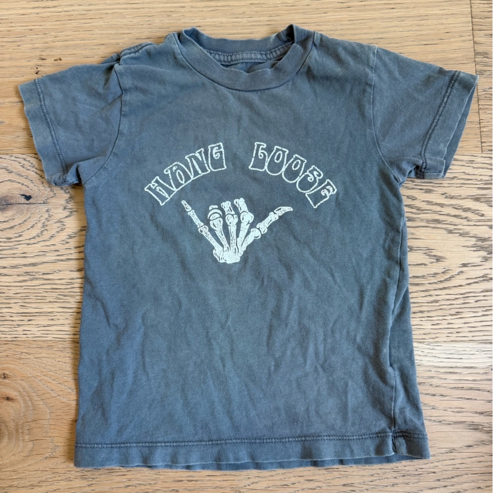Hang Loose Kids Tee - Gray